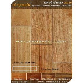Sàn gỗ cao su 900mm